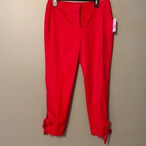 Nine West red dress pants